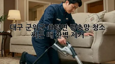 대구 군위군 효령면 방충망 청소, 찌든 때 완벽 제거!